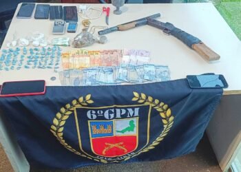 Em Novo Airão, PMAM prende casal e apreende adolescente com drogas e arma de fabricação caseira