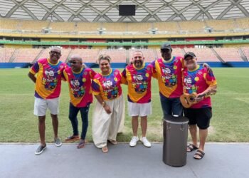 Banda do DJ Evandro Jr 2026 leva megaestrutura para o campo da Arena da Amazônia