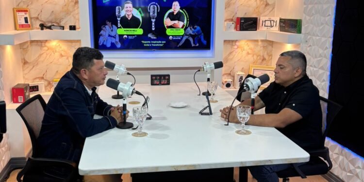 Entrevista no Podcast Conexão Amazônia destaca trajetória de Eric Tinoco no esporte amazonense
